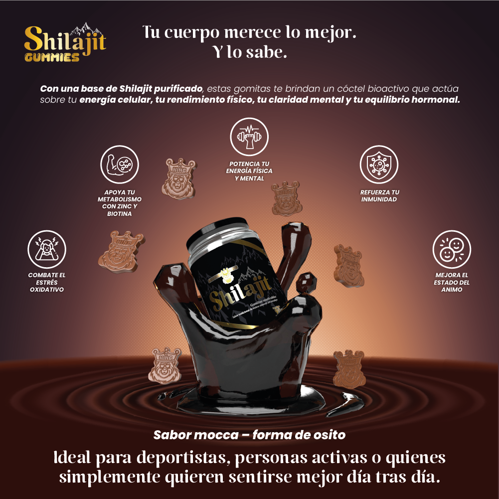 Shilajit Gomas Envase de 30 Und