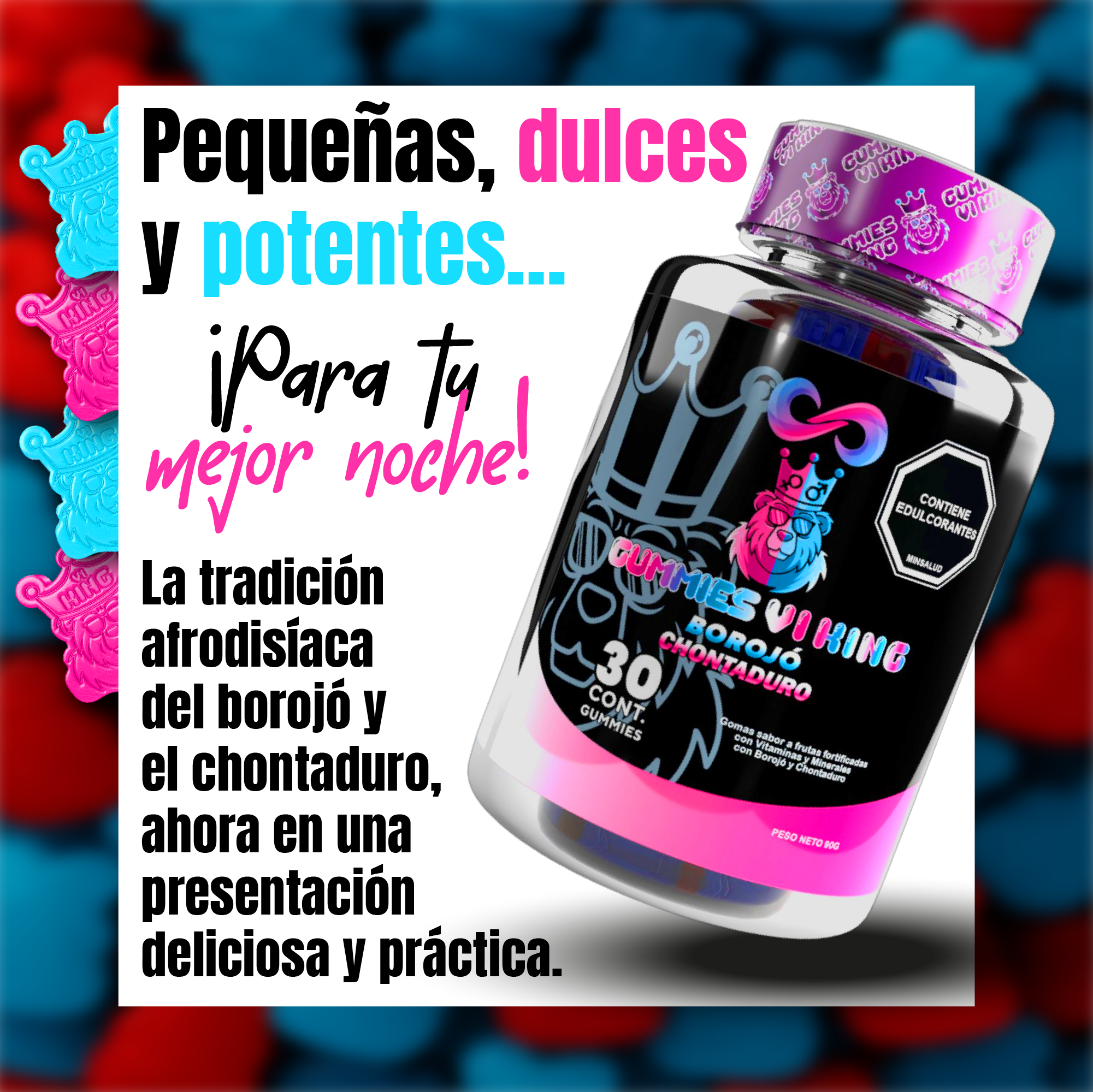 Gummies viking 30 unidades