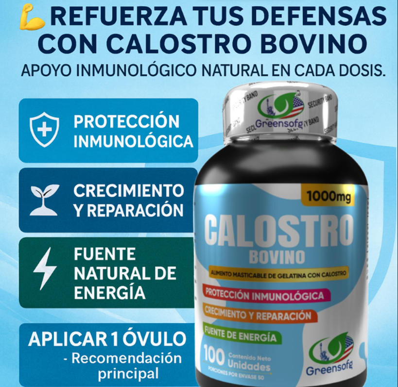 Calostro Bovino Masticable