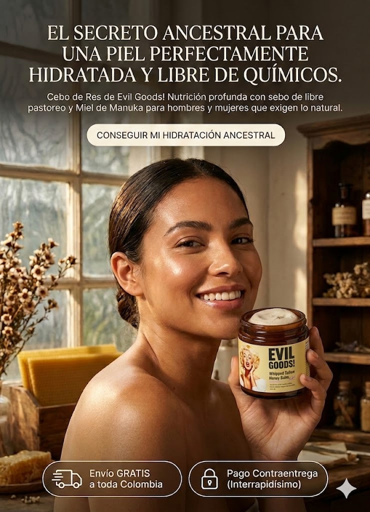 Cebo de Res de Evil Goods! 100 ml - Hidratante Natural