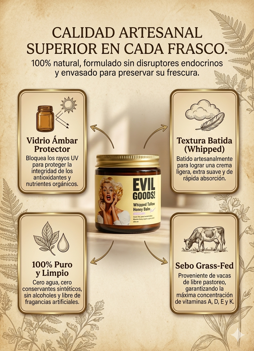Cebo de Res de Evil Goods! 100 ml - Hidratante Natural