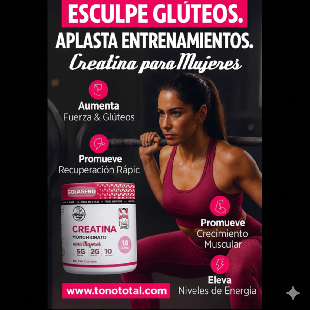 CREATINA MONOHIDRATADA FOR WOMAN X2