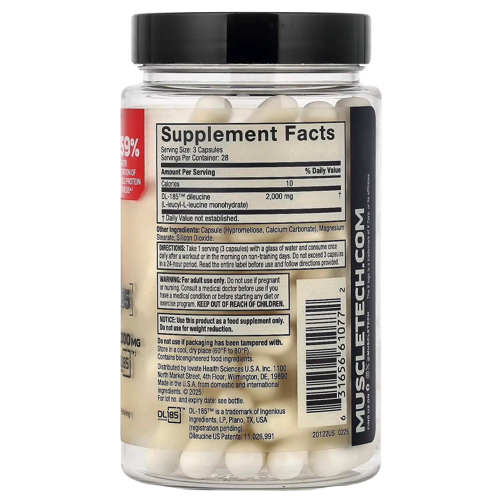 Muscle Peptide 185 de Muscle Tech